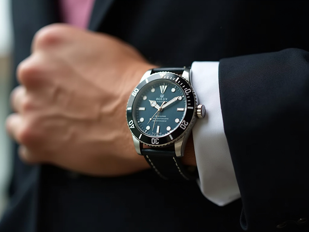 Wristwatch closeup — hublot watches